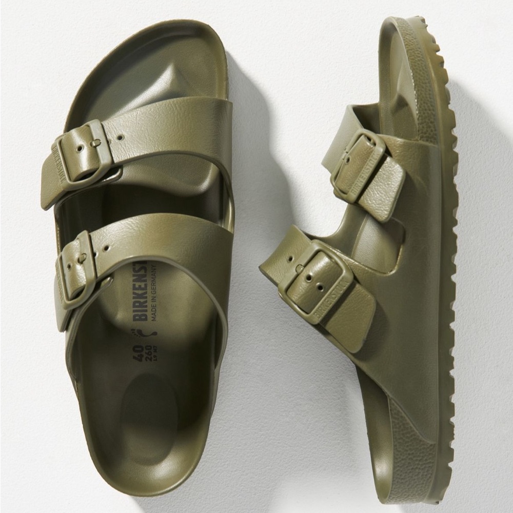 Birkenstock Arizona EVA Sandals in Khaki
